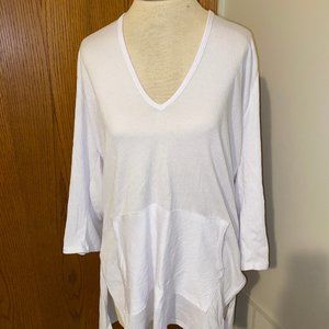White Cotton Swimsuit Coverup